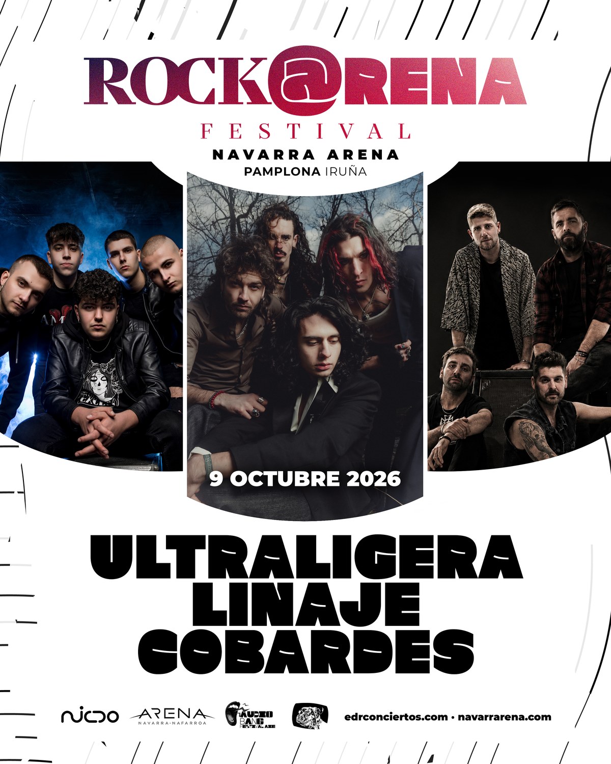 Cartel oficial del Rock@rena Festival 2026